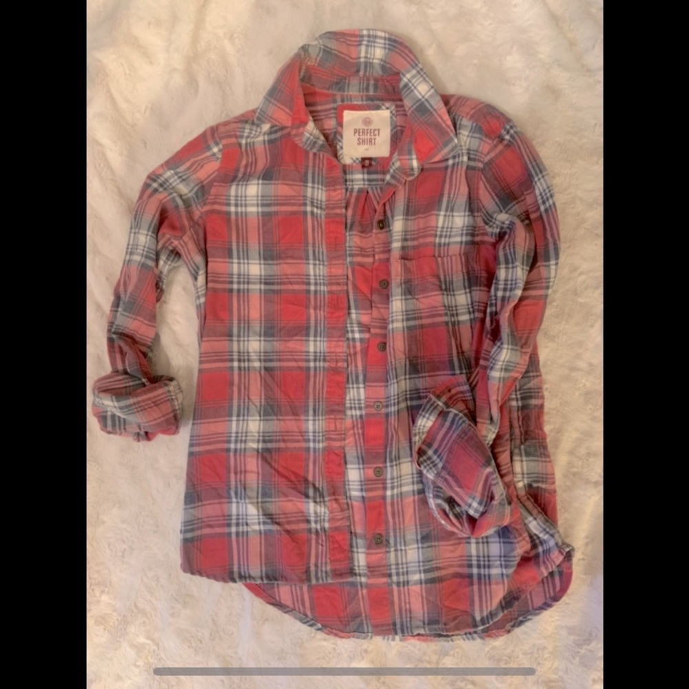 Button up flannel perfect shirt